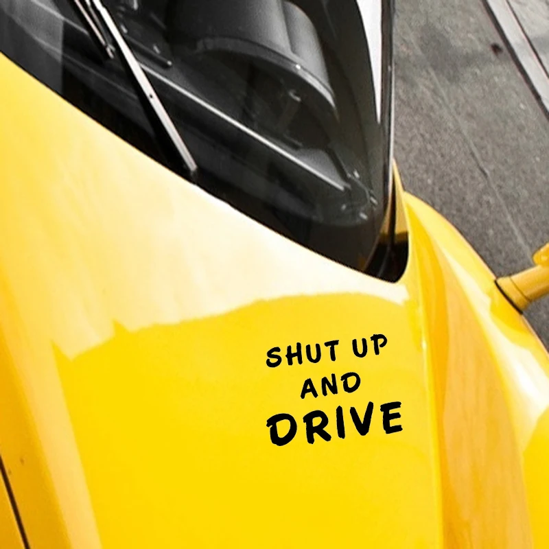 YJZT 12 см * 8 9 Виниловая наклейка с надписью Keep UP AND DRIVE Веселая Деревня грузовик