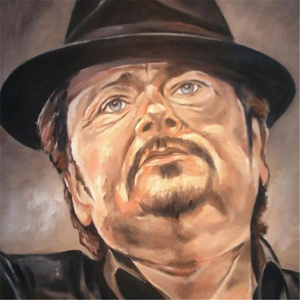 V0055 Andre Hazes Singer Полная площадь/круглые камни подарок Алмазная картина Алмазная вышивка Алмазная мозаика вышивка крестиком наборы Daimond - Цвет: V0055