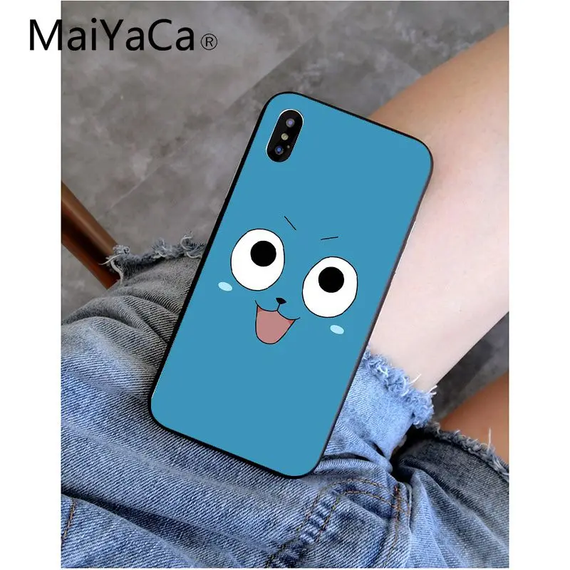 MaiYaCa Феи хвост черный ТПУ мягкий силиконовый телефон чехол для iPhone 8 7 6 6 S Plus 5 5S SE XR X XS MAX Coque Shell - Цвет: A2