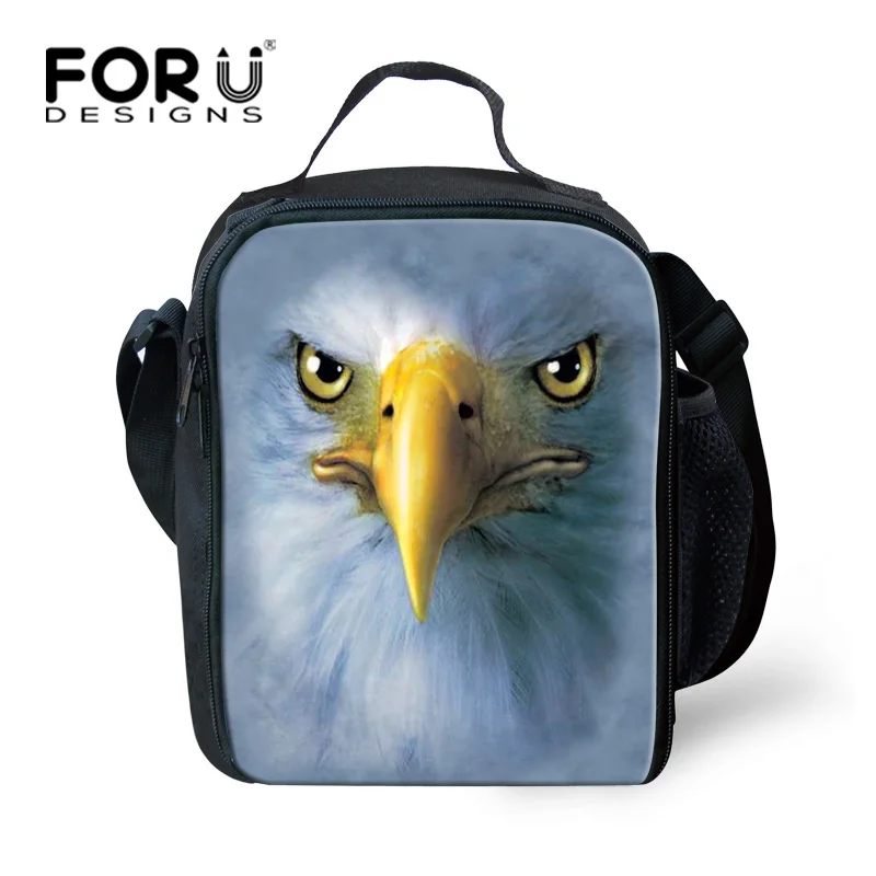 FORUDESIGNS/утепленная 3d рисунками животных совы Обед сумка для детского сада Для