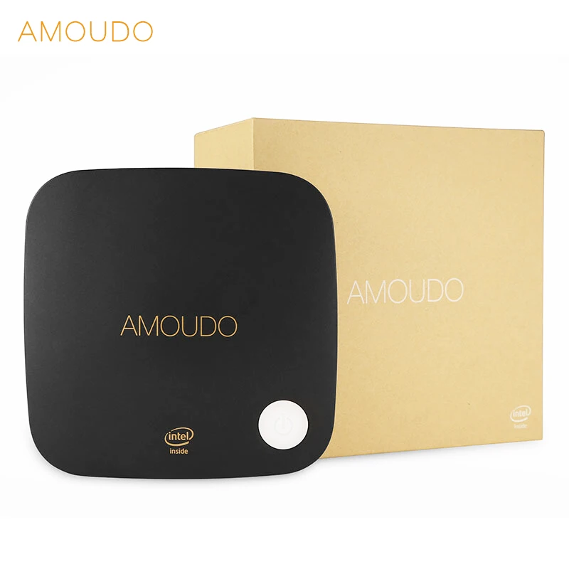 Amoudo intel core i5-4200U 8 ГБ ОЗУ+ 2000 Гб hdd система windows 10 wifi bluetooth гигабитная сеть i5 4k мини ПК настольный компьютер