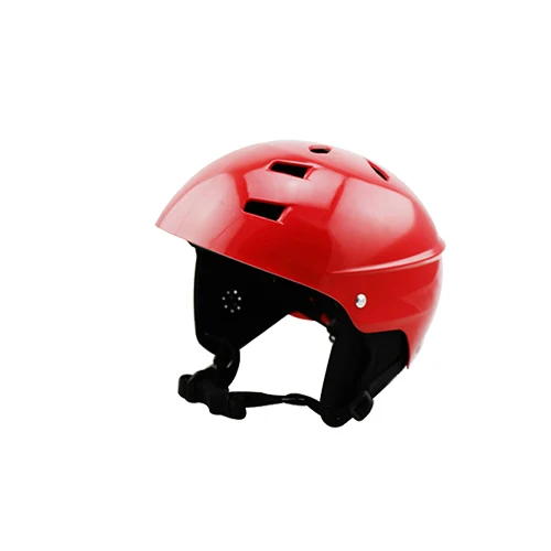 Акватический красный шлем белая вода спортивное оборудование каяк рафтинг