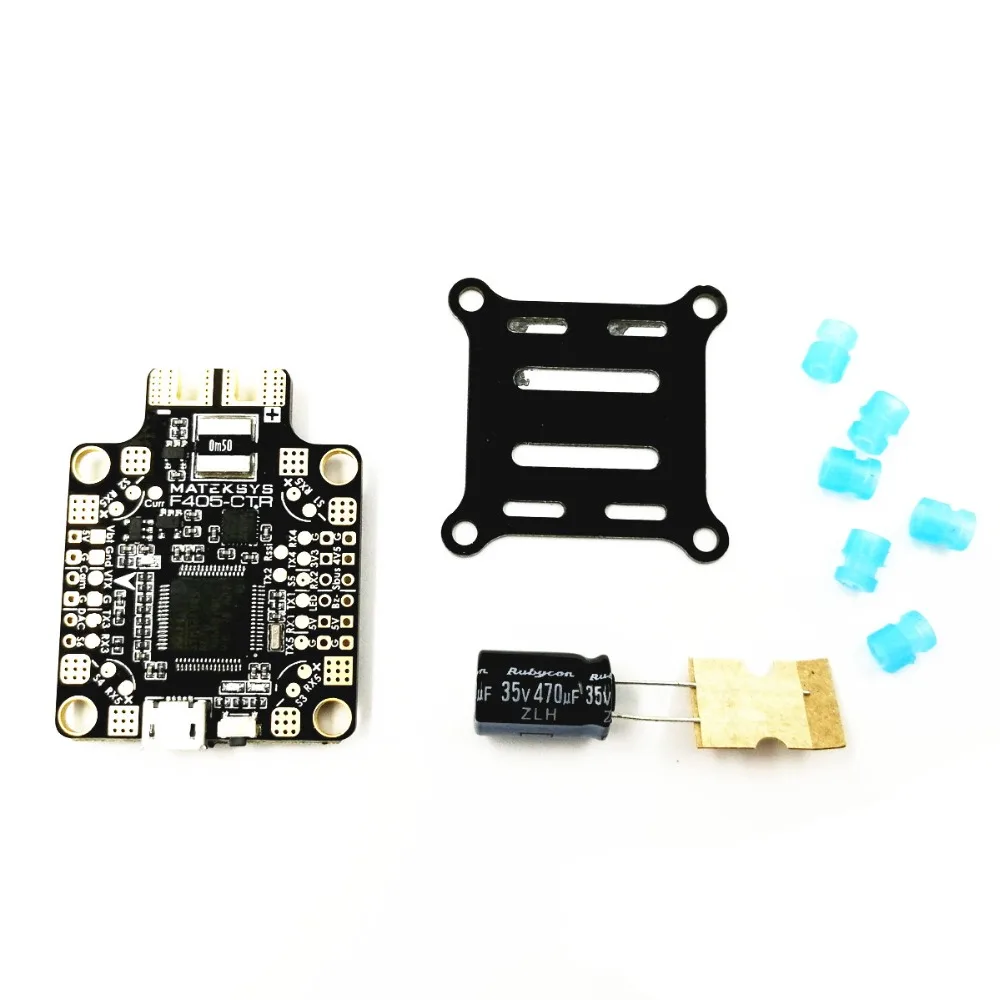 Matek System BetaFlight F405-CTR Контроллер полета встроенный PDB OSD 5 V/2A BEC Датчик тока для