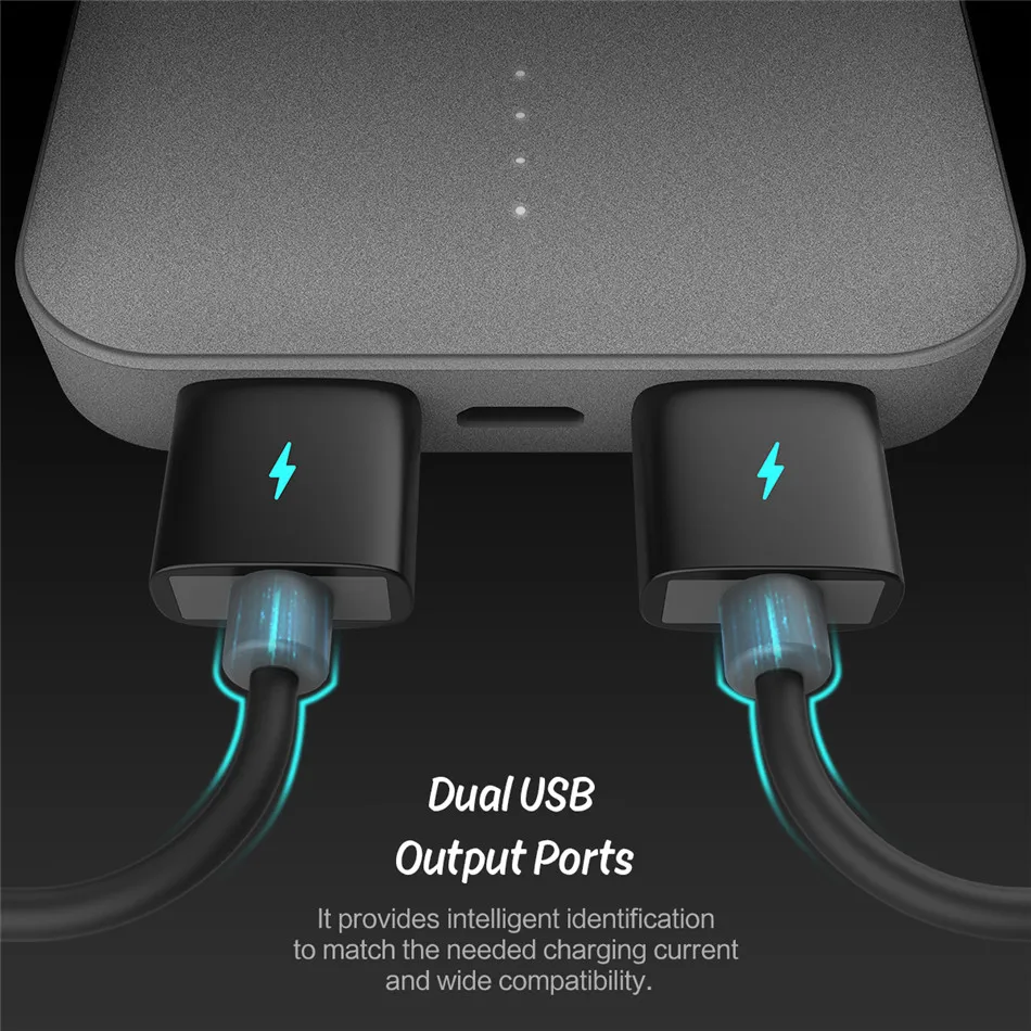 ROCK Mini 10000 mAh портативное ультратонкое полимерное зарядное устройство для iPhone SamSung Xiaomi huawei и других устройств
