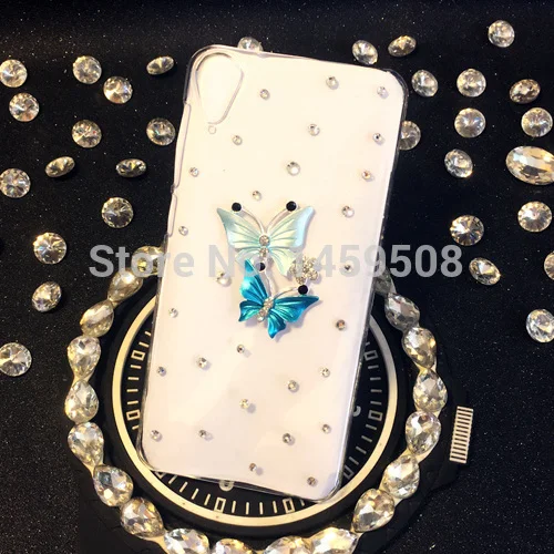 Для Samsung Galaxy Core Prime G360 g361 g360h g3608 Crystal Case ручной работы со стразами бабочка цветок