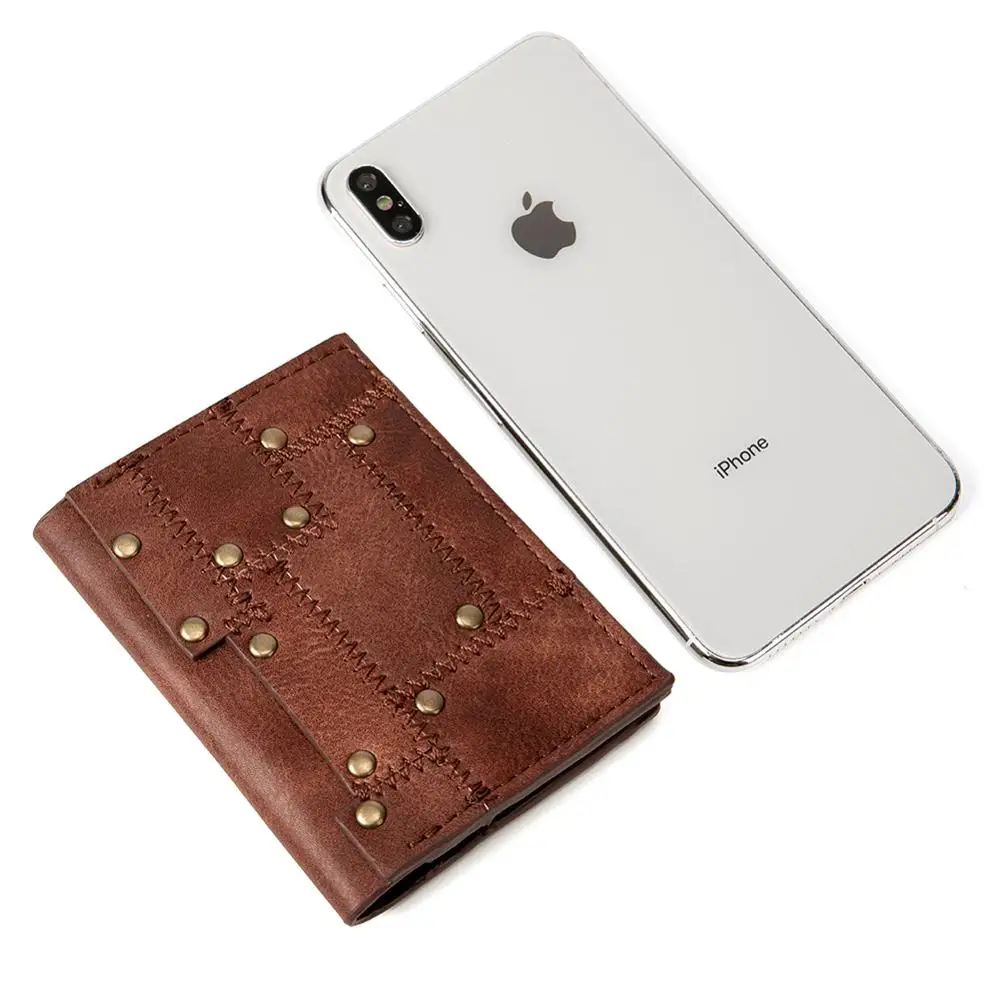 Кошелек GearDuke мужской в стиле панк Модный клетчатый бумажник европейском