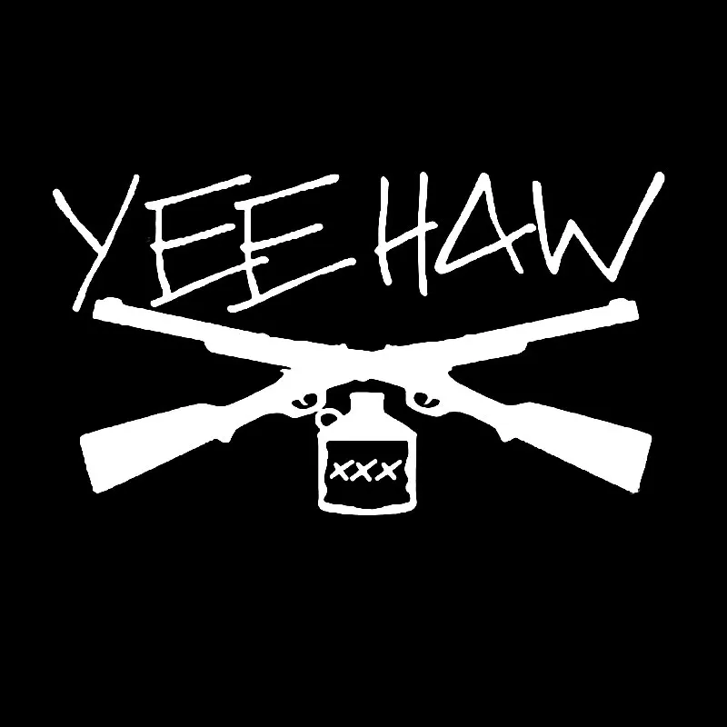 15 2 см * 8 7 Yee Haw Guns Moonshine автомобильные наклейки и аксессуары для стайлинга