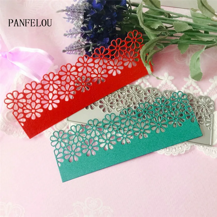 Цветочные штампы PANFELOU для высечки бумаги металлическое ремесло