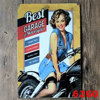 vintage home garage decor 20x30cm metal sign shabby chic tin signs bar pub wall decoration plate painting free shipping a223