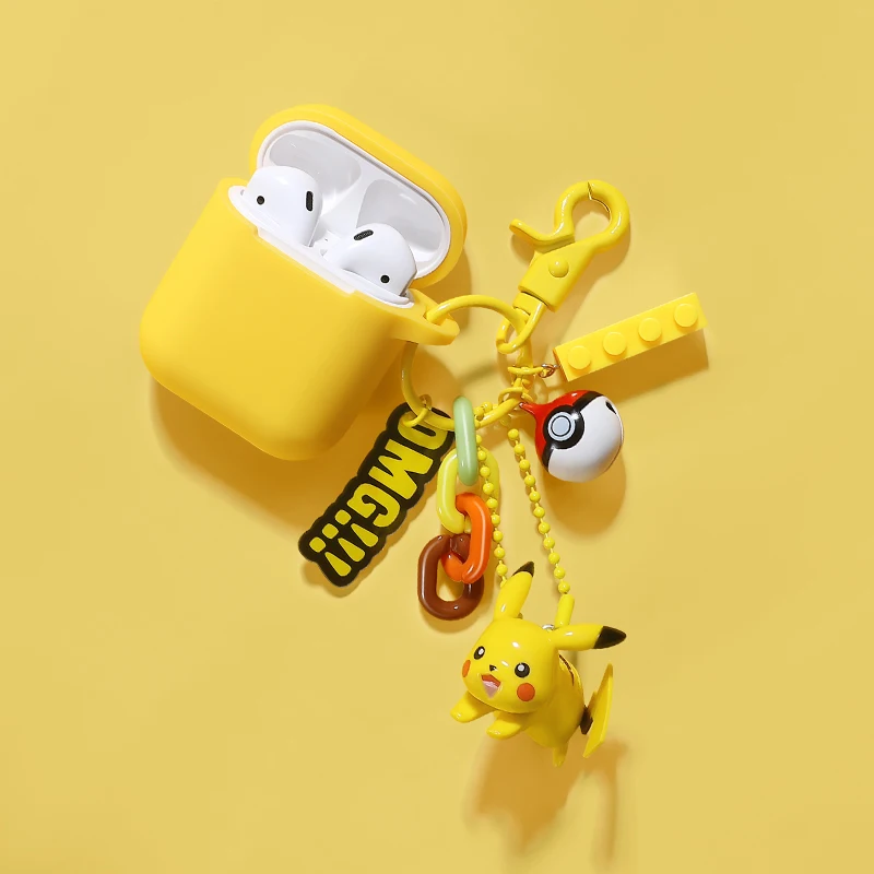 Мягкий Силиконовый ТПУ Забавный мультфильм для Apple Airpods чехол Защитная крышка
