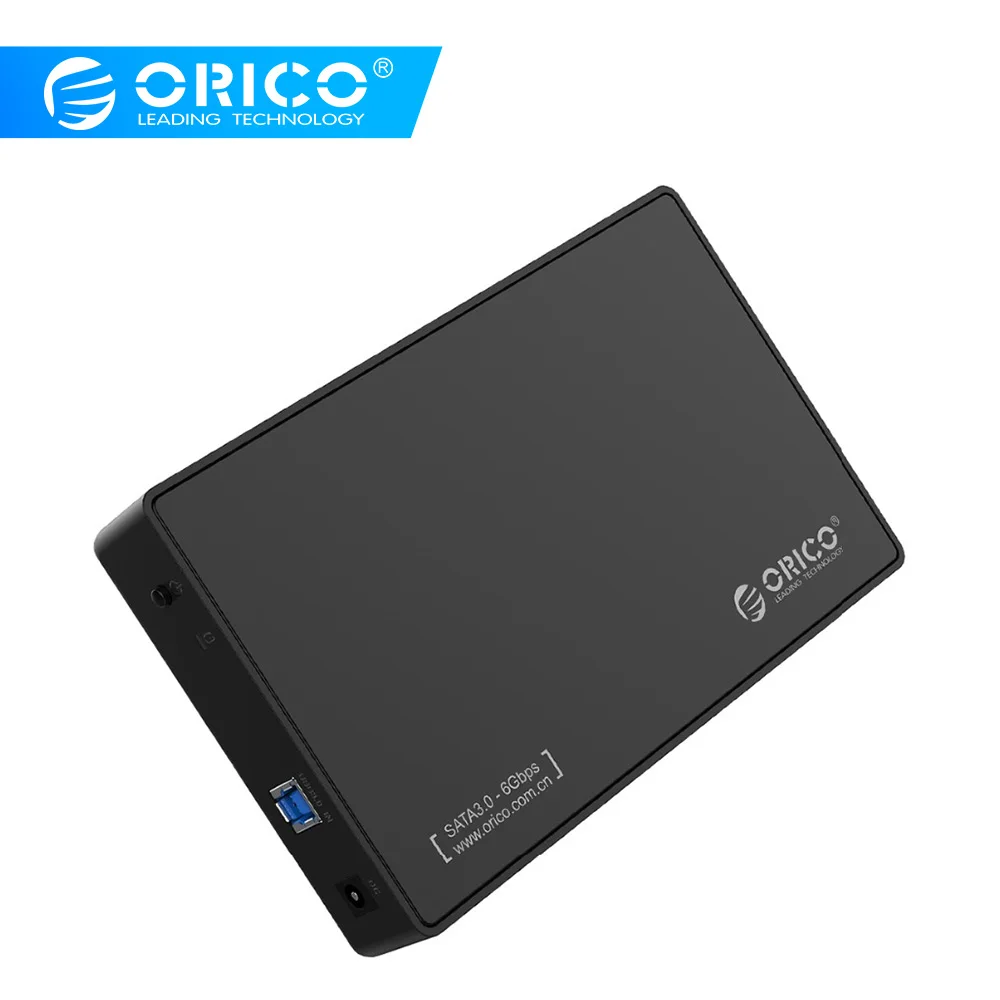 ORICO корпус для жесткого диска 3,5 дюйма SATA внешний жесткий диск, USB 3,0 инструмент бесплатно для 3," SATA HDD и SSD
