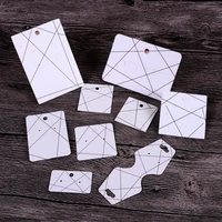 100pcslot white paper earrings card fashion hairpin cards nice jewelry organizer bracelet necklace display packaging cards tags