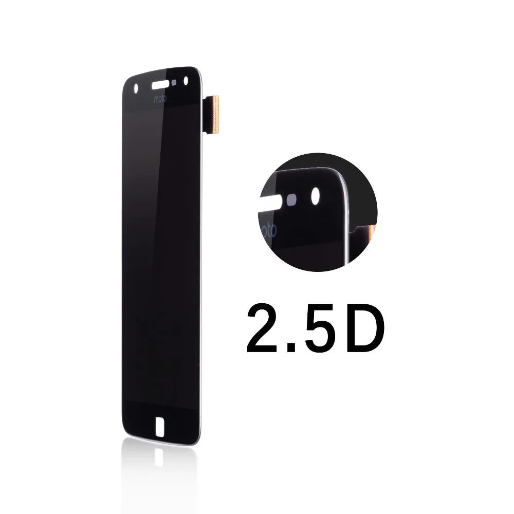 AMOLED OLED Дисплей для Motorola Moto Z Play LCD XT1635 XT1635-02 в сборе с тачскрином черный белый