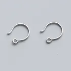 2 парлот из 100% серебра 925 пробы, крючки для сережек, модный Европейский крючок для ушей для женщин, Ювелирное Украшение для поделок, необычный подарок на день рождения