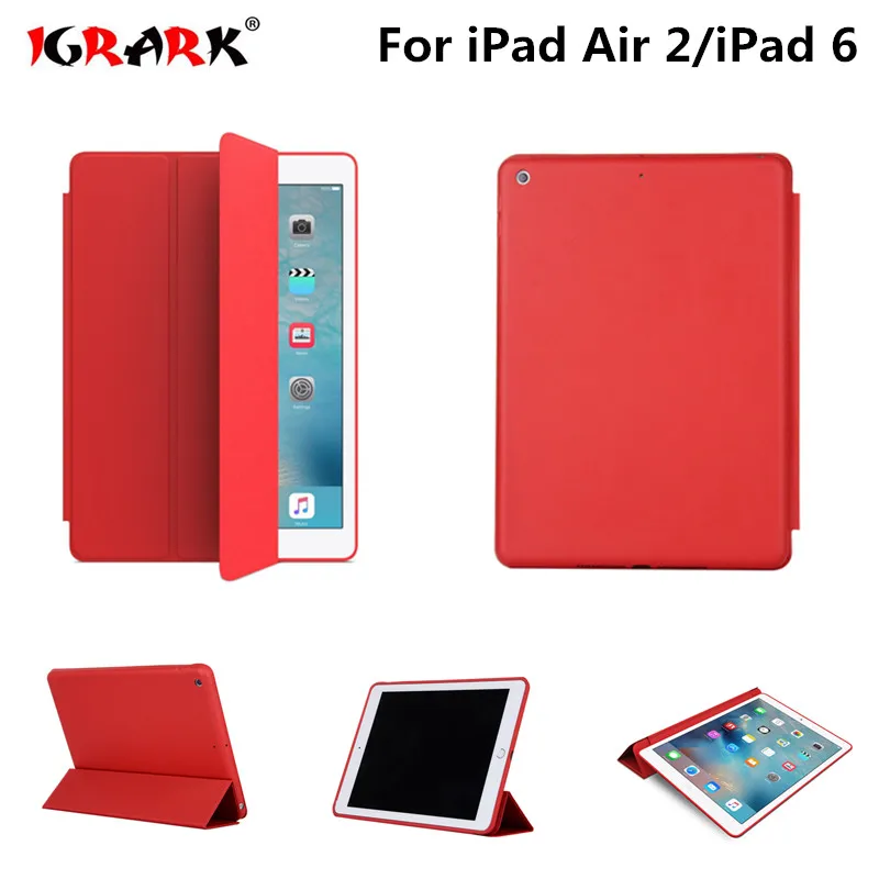 IGRARK оригинальный 1:1 чехол из искусственной кожи смарт для iPad Air 2 с автоматическим