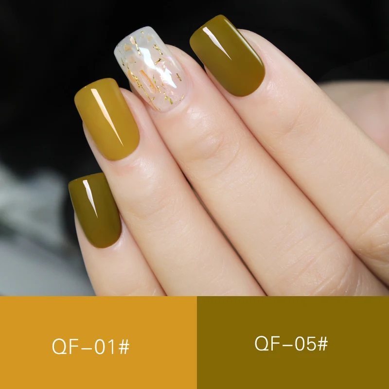 Long Lasting Soak Off Almond Blossom Gel UV LED Glitter Lacquer Polish Manicure Super Nail Polishes | Красота и здоровье