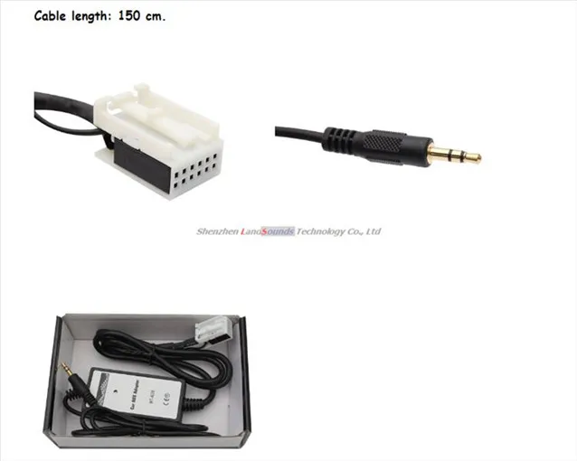 AUX USB адаптер MP3 Интерфейс 12 булавки для VW Beetle EOS Golf GTI Jetta Passat Polo Tiguan TOUAREG Touran Audi A3 A4 S4 TT превосходная
