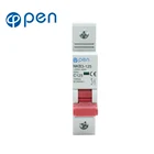 1P 125A 10kA разбивающаяся емкость MCB, мин, автоматический выключатель, защита от перегрузкикороткого замыкания, 17 мм, din-рейка