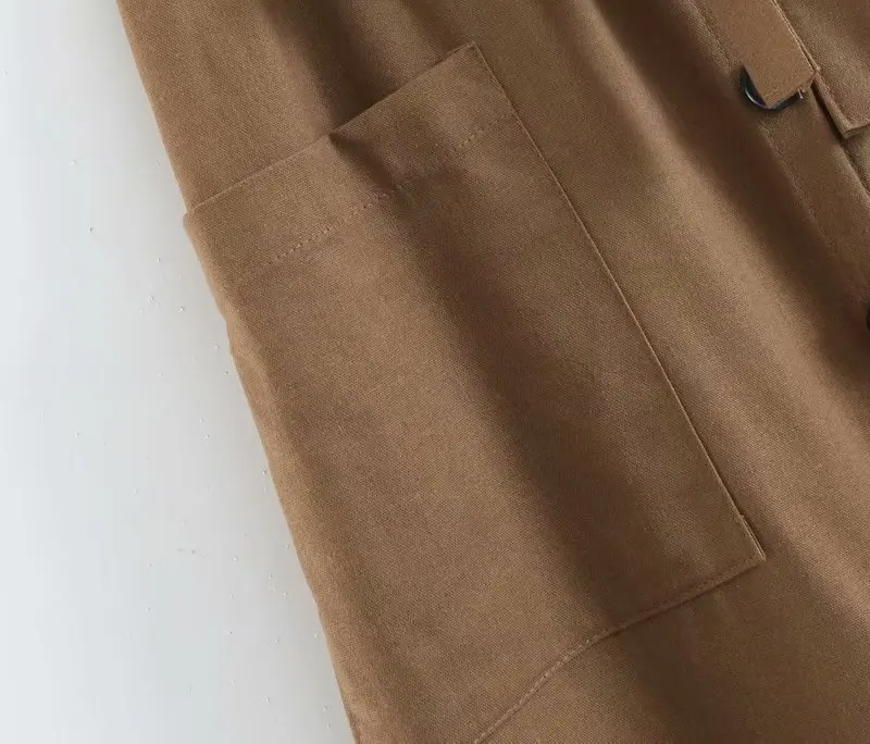 Popular new XQ8-48-9363 European and American fashion linen skirt | Женская одежда