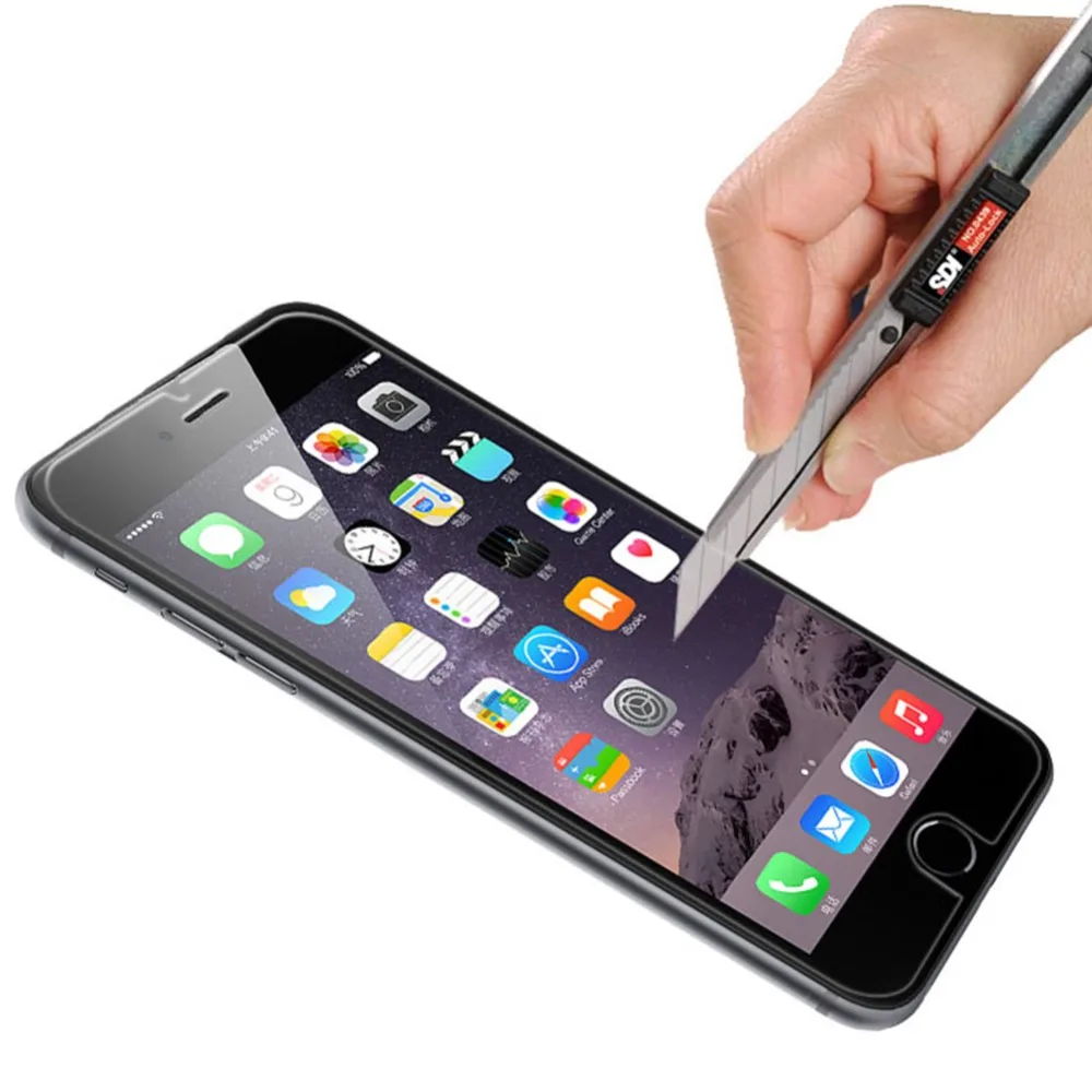 Для iPhone 8/8 Plus 7/7 6/6S защита для экрана из закаленного стекла с твердостью 9 H толщина