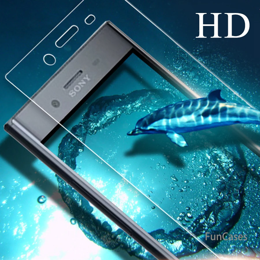 Закаленное стекло для sony Xperia Xa1 XA X XZ XZ1 XA1 Ultra Compact E4 C4 C3 Защитная пленка 2.5D|Защитные