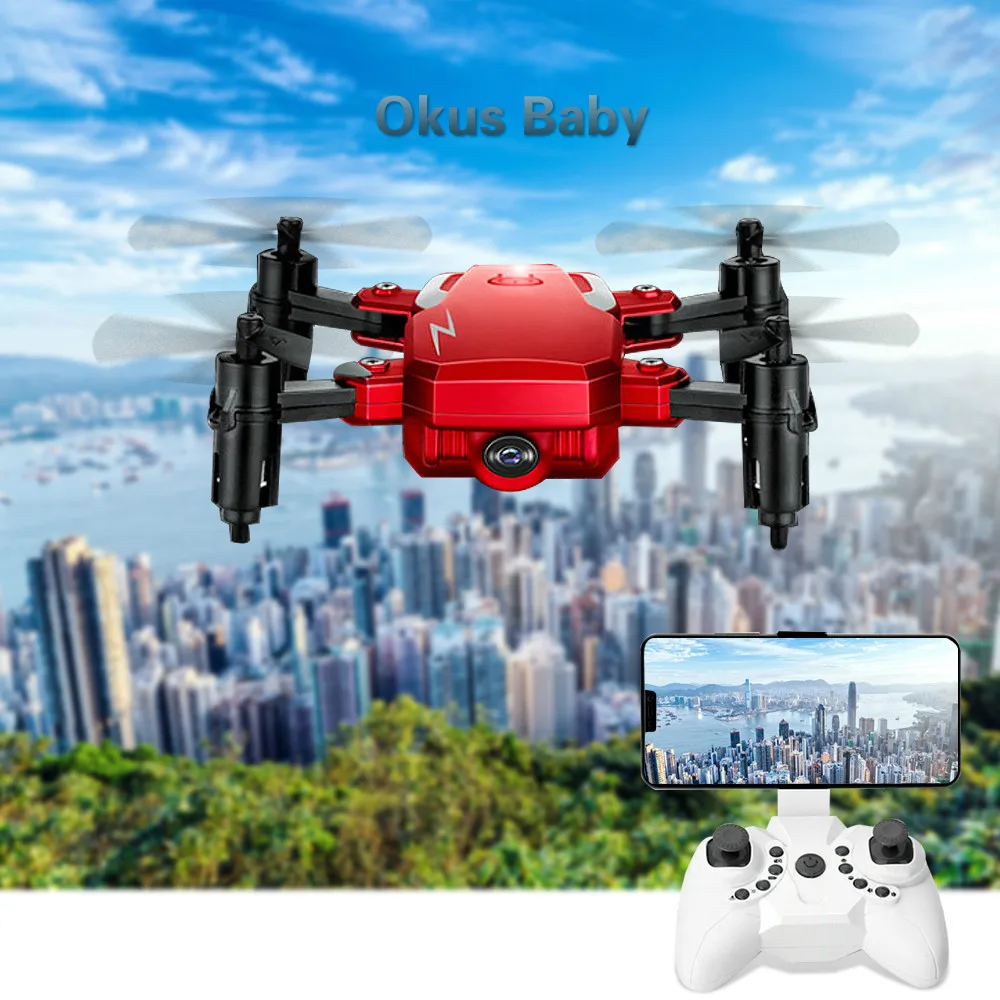 

2019 Brand New Foldable Mini Drone With/Without HD Camera High Hold Mode RC Quadcopter RTF WiFi FPV Foldable RC Drone