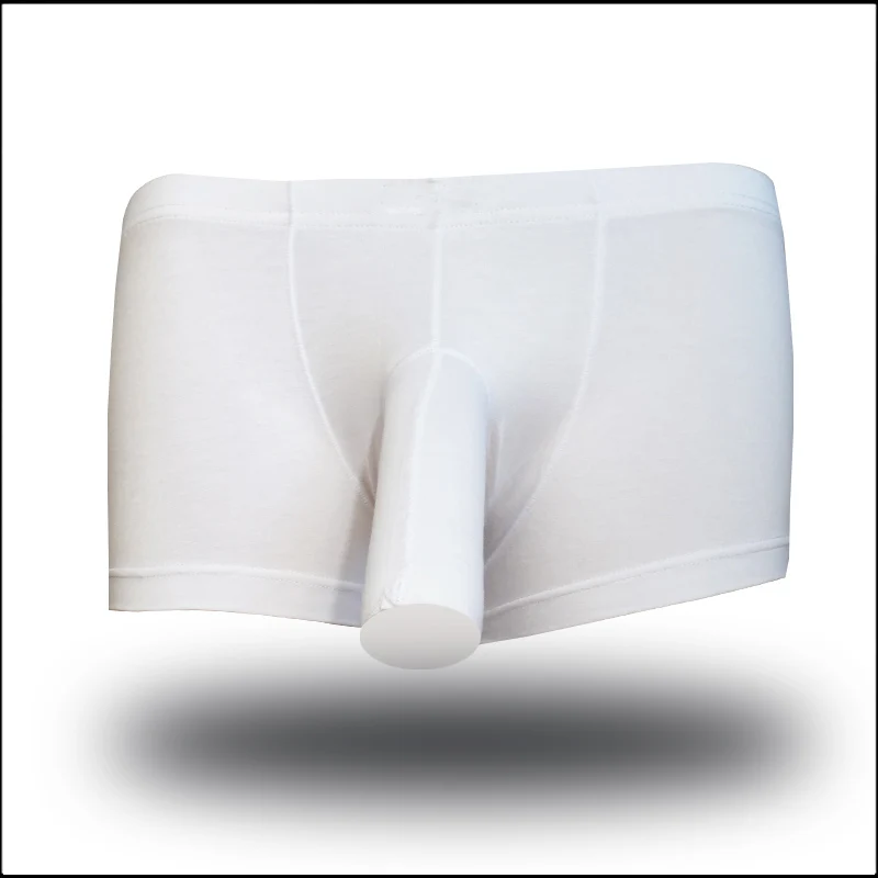 Сексуальное мужское нижнее белье для геев шорты боксеры с рукавом оболочкой