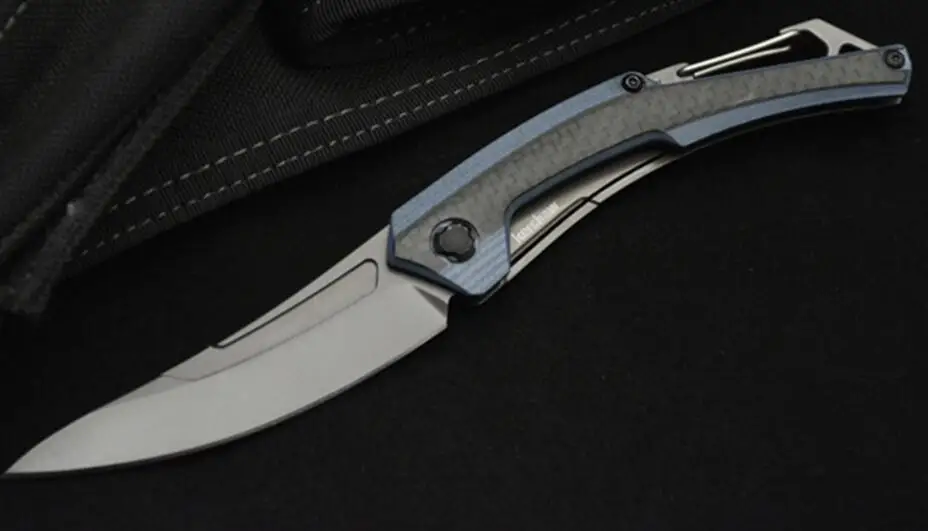 A Новое поступление OEM kershaw 1225 8CR13 лезвие G10 углеродное волокно патч ручка кемпинг выживания складные ножи утилита EDC инструменты - Цвет: A