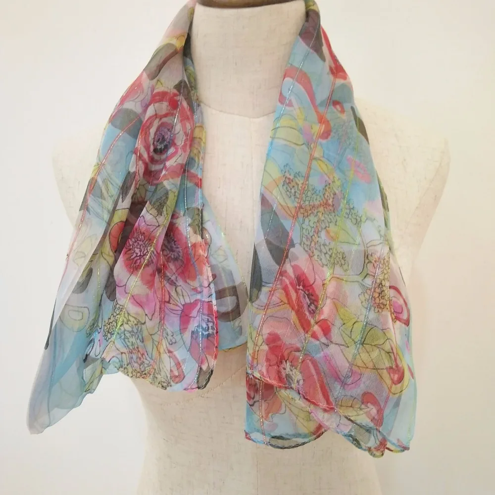 15212102TYY 100% silk and of High Quality Scarves |