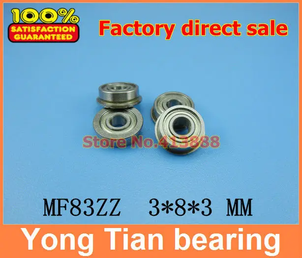 MF83 ZZ MF83ZZ 2Z MF83Z zz z 2z F619/3 FR 830ZZ фланцевый шарикоподшипник с глубоким желобом 3*8*9 2*3*0 6