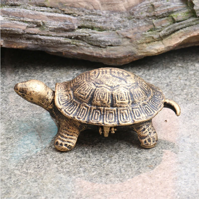 Fun retro turtle modeling pure iron ashtray Creative old home decor | Дом и сад