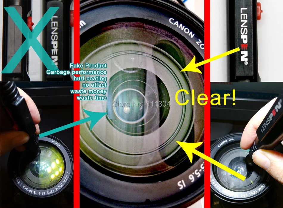 Ручка для очистки объектива LENSPEN LP 1 оригинальный фирменный набор кистей Canon Nikon