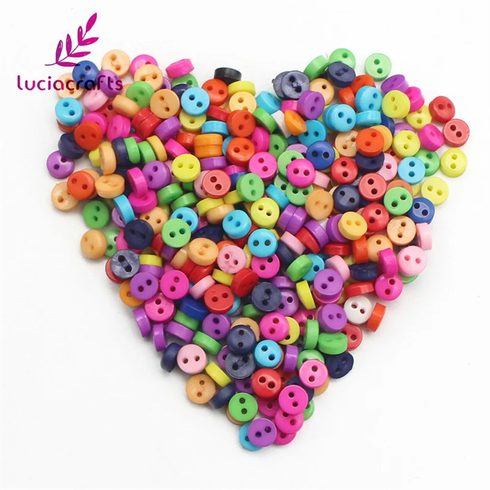 Lucia crafts 100 шт мульти-формы 2 отверстия пуговицы из полимерной глины для скрапбукинга одежда Декоративная Кнопка DIY Швейные аксессуары E0405