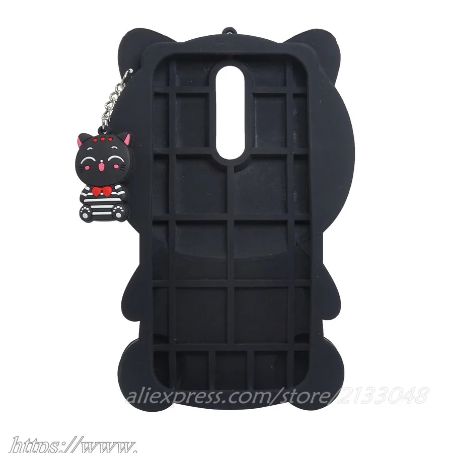 Чехол с милым котом для Nokia 6 5 чехол 3D изображением из мультфильма Lucky Cat Мягкая