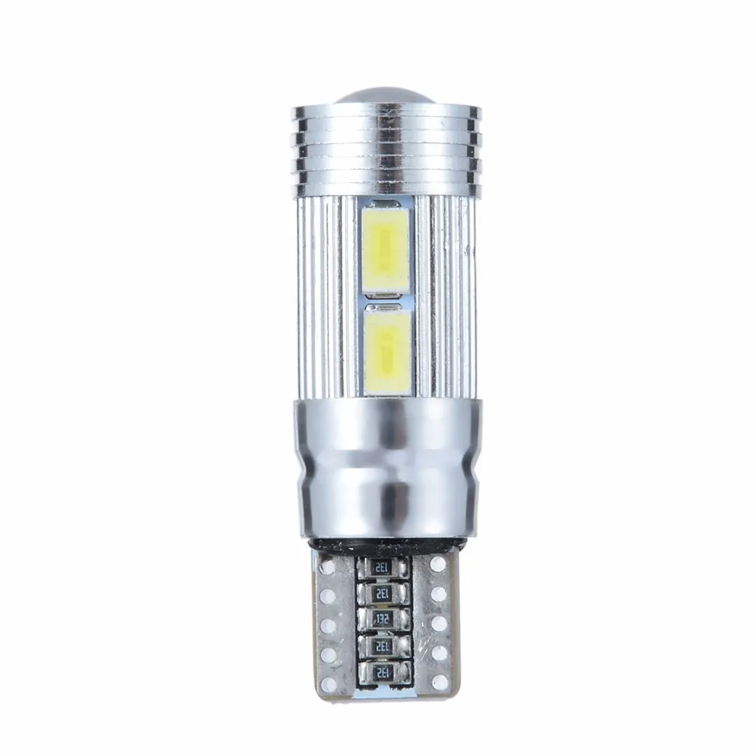 

2pcs T10 W5W 5630 10LED Canbus No Error Car Side Wedge Width Light Bulb Led Car Parking Fog Lamp Auto lights 12V