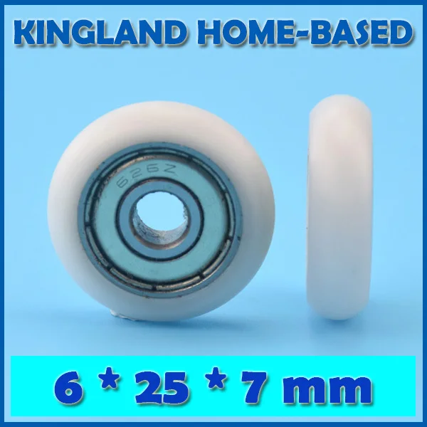 10 шт. подшипники из углеродистой стали 6 х25 х7 мм|nylon roller wheel|nylon rollersnylon pulley wheels |