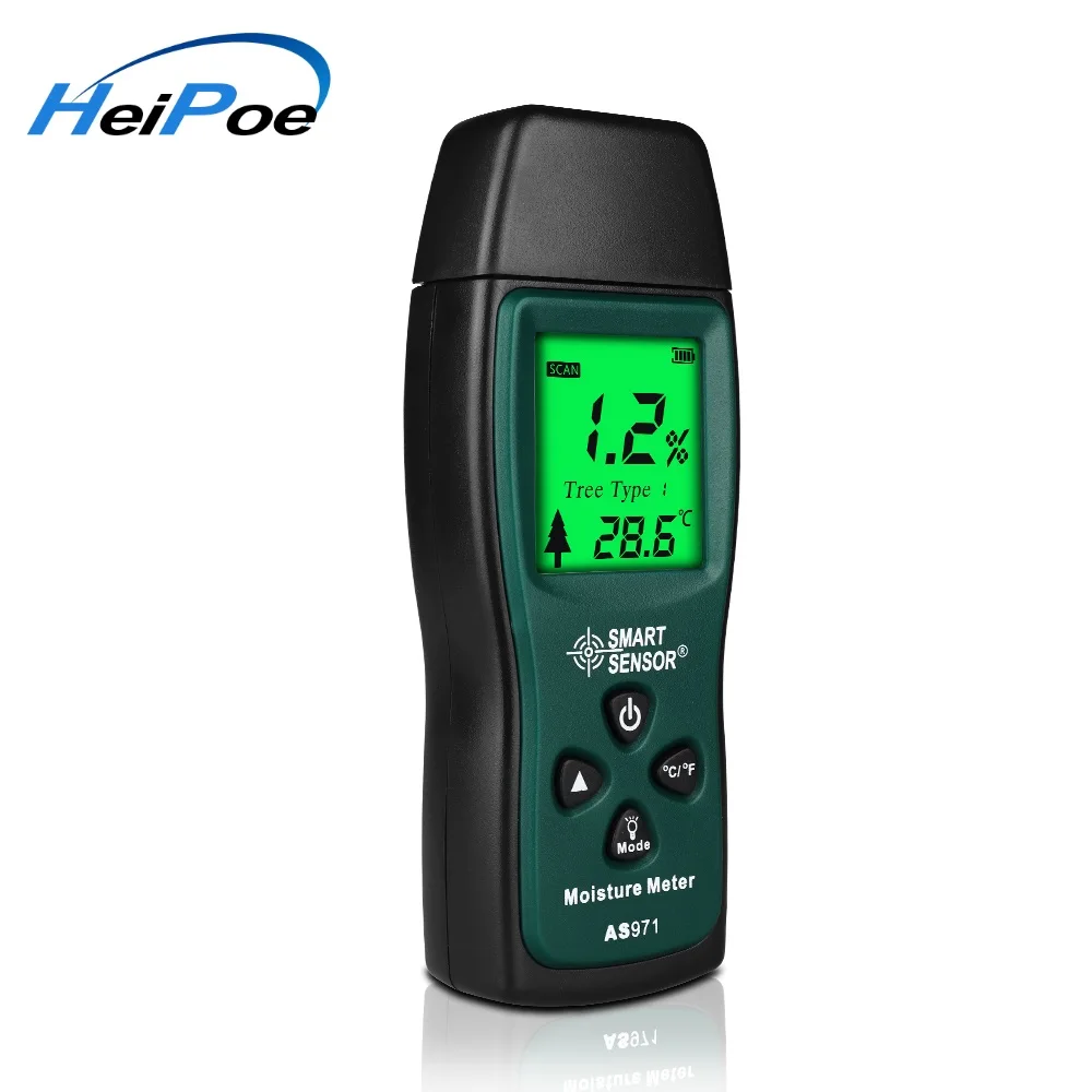 Цифровой измеритель влажности древесины детектор анализатор бумаги с