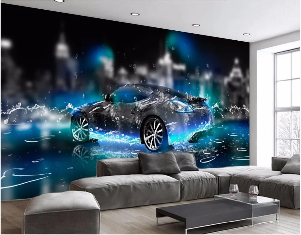 3d обои на заказ фото водные виды спорта для гостиной украшения 3D стен 3d|mural wallpaper for
