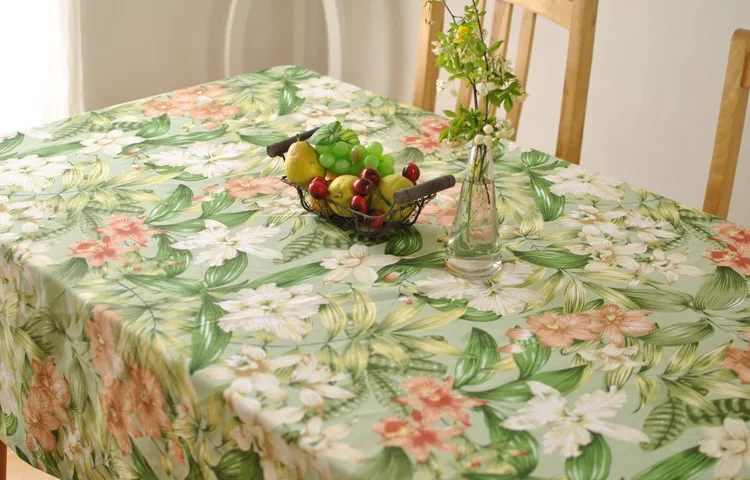 Толстая хлопковая скатерть BZ312 модная для дома гостиницы в американском стиле |