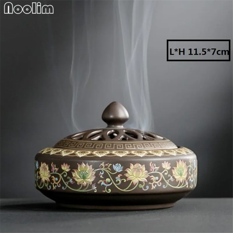 Керамическая Cloisonne ладан горелка ремесленные украшения спиральный ладан держатель печь для ароматерапии креативный Домашний номер аромат