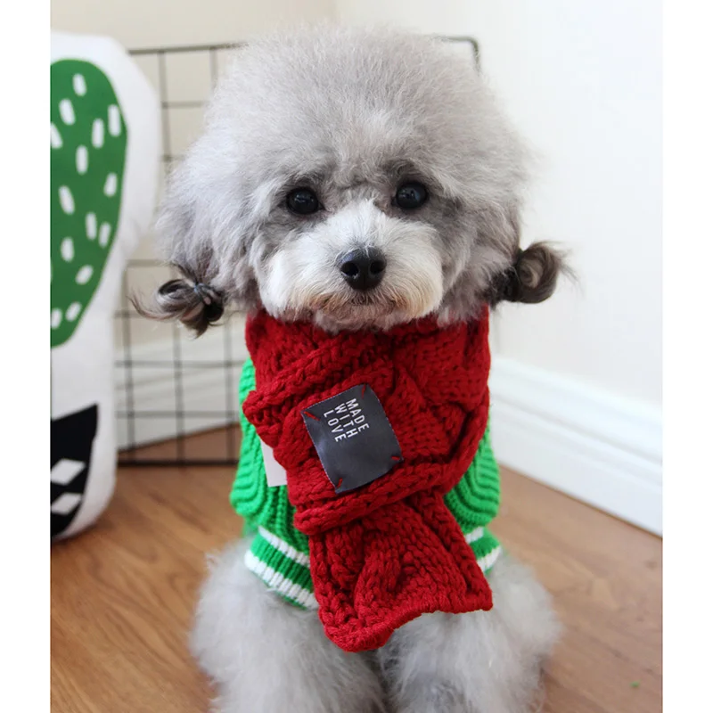 Роскошные Хлопковые вязаные аксессуары для кошек новые щенки Маленькие Средние