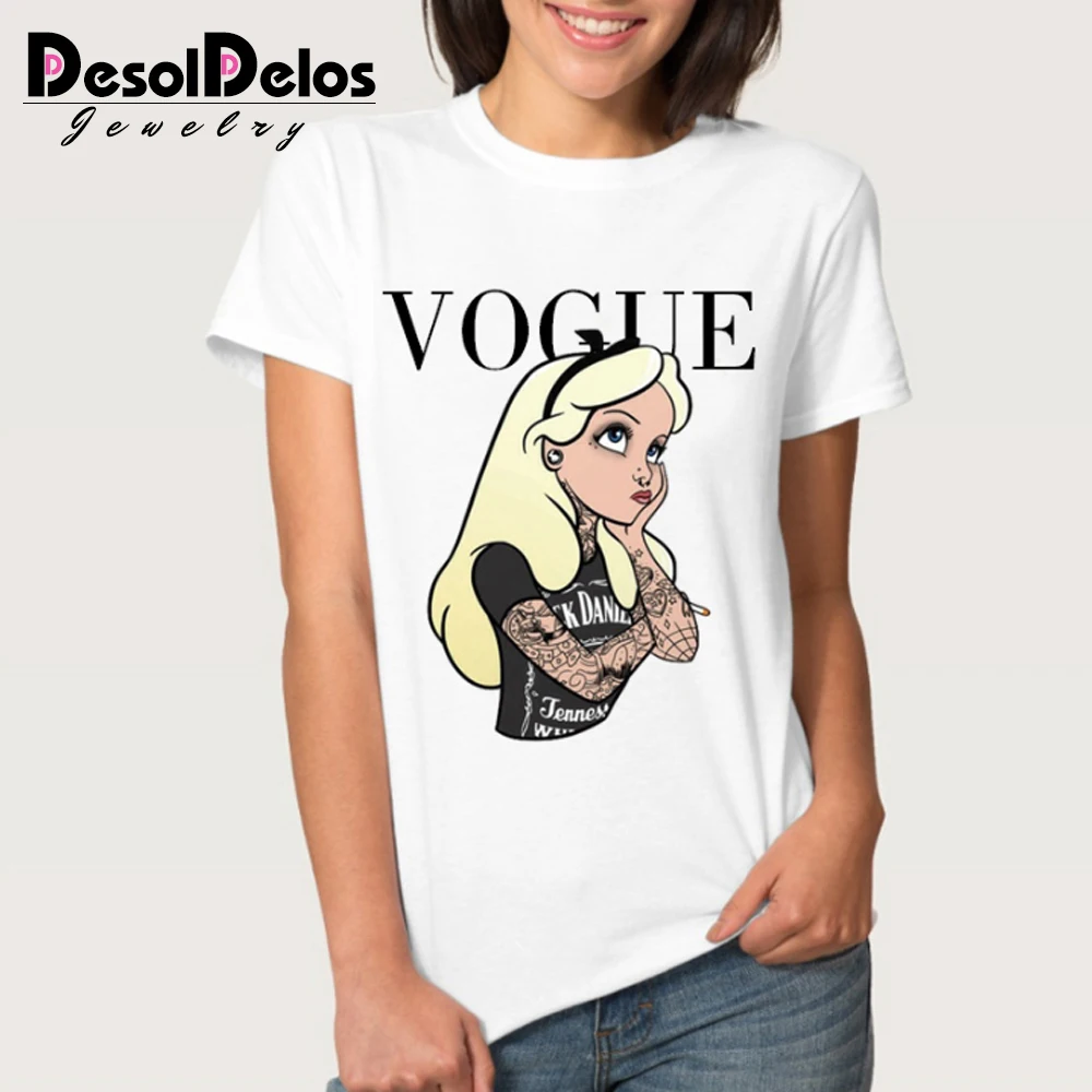 Punk Princess Printed T Shirt 2019 Summer Style Fashion Women T-Shirt funny Harajuku short sleeve casual tees lovrly tops | Женская