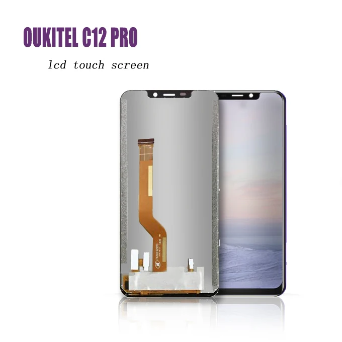 Новый ЖК-дисплей 100% 6 18 дюйма и дигитайзер сенсорного экрана для OUKITEL C12 Pro в сборе