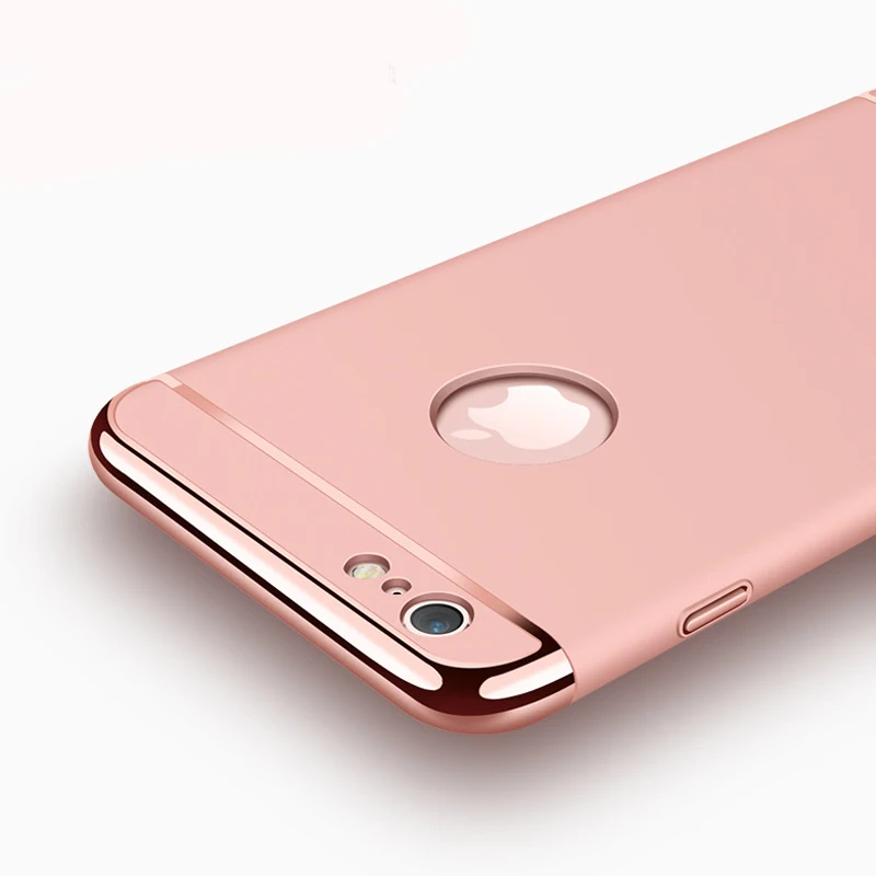 XinWen luxury Thin Shockproof Armor plastic mobile Phone hard cover coque case for apple iphone 6 iphone6 s 6s 3 in 1 |