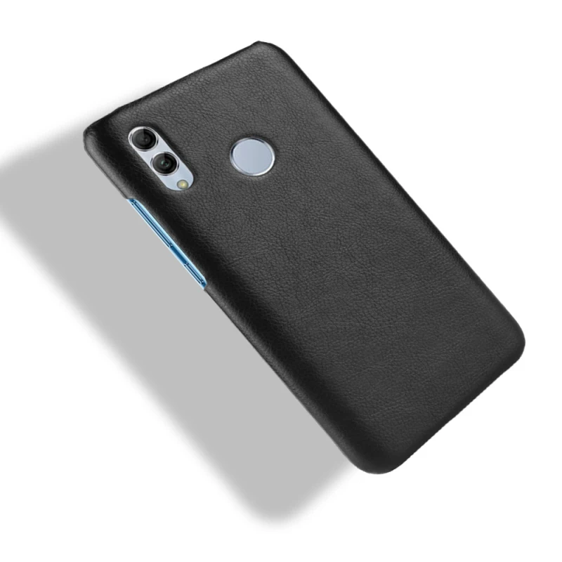 Для Huawei Honor 10 lite чехол Роскошный Личи шаблон искусственная кожа + Жесткая задняя