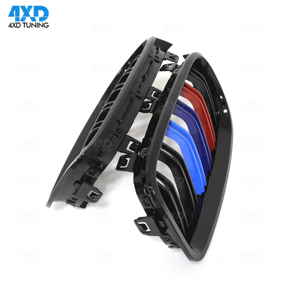 ABS пластик яркий черный 3 цвета Передняя ножная решетка Racing M LOOK для BMW F30 передний