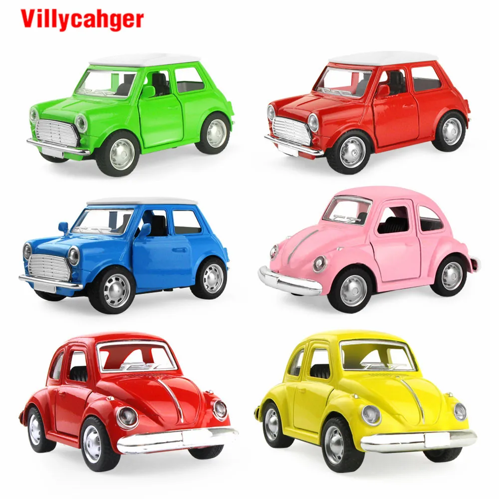 

1 Pcs 1:36 Alloy Car Toy Pull Back Diecast Metal Car with Opened Doors Model Toys for Children Gift Girls Kids Birthday Gifts