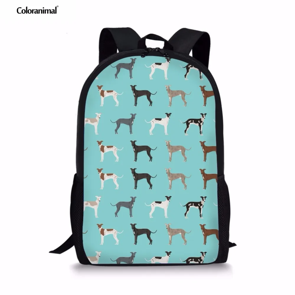 

Повседневный большой женский рюкзак для ноутбука Coloranimal с принтом милой собаки, детские рюкзаки, школьные сумки, сумки на плечо, милая Студе...