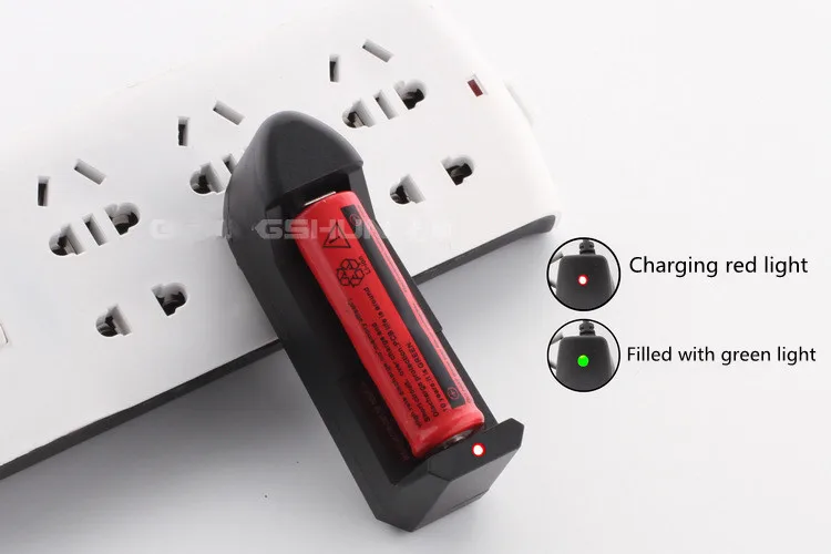 1 шт батарея 18650 одно настенное зарядное устройство 6800mAh 3 7 v аккумуляторная + для