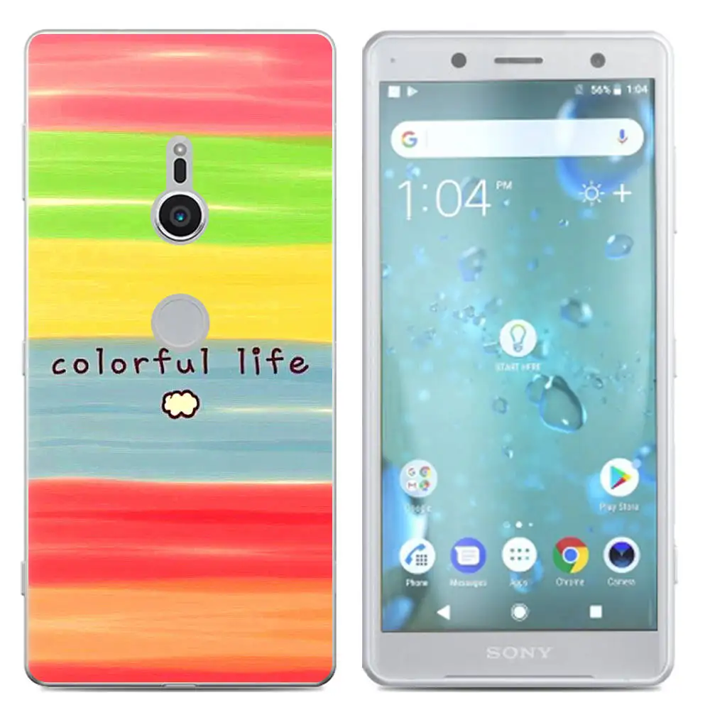 New Arrival Phone Case For Sony Xperia XZ2 5.7-inch/ Compact Fashion Design Art Painted TPU Silicone Soft |